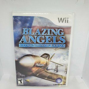 Blazing Angels Squadrons of WWII Nintendo Wii 2007 No Scratches With Manual